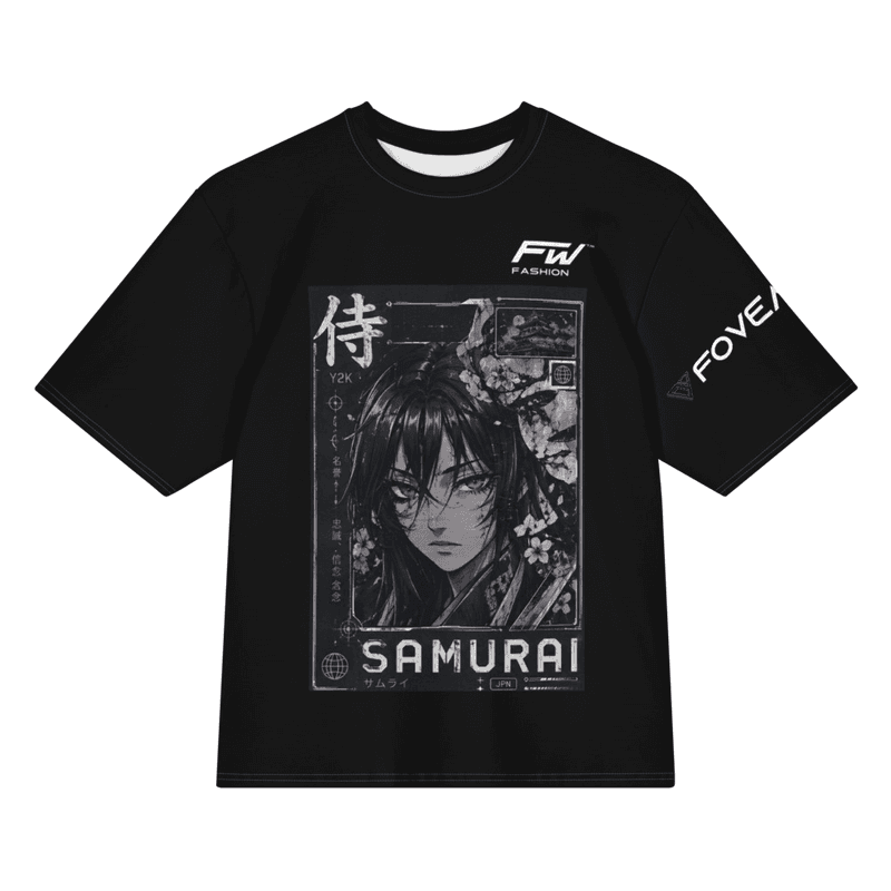 Samurai Y2k Over size T-shirt